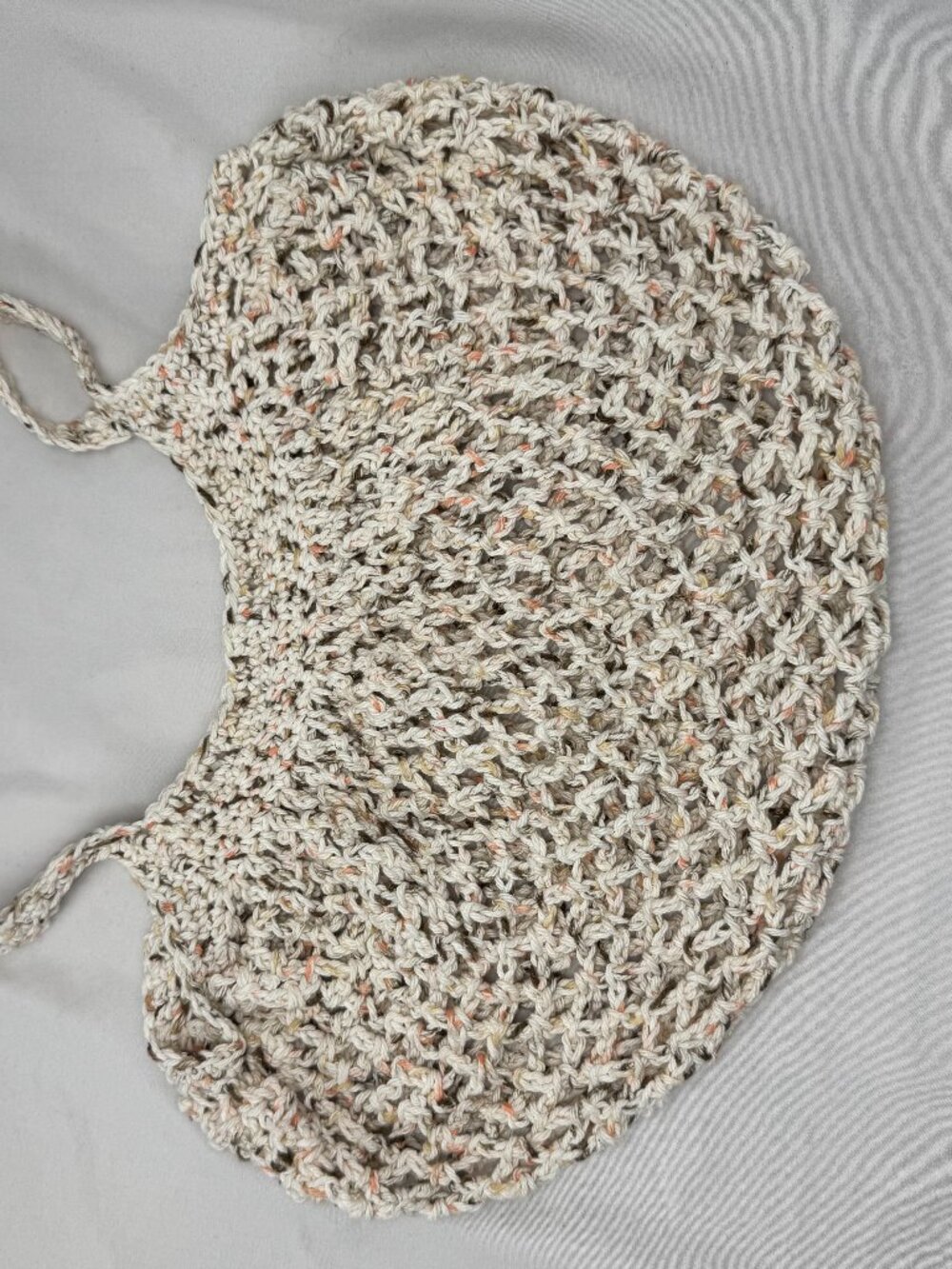 Sand Between My Toes Crochet Tote | Handmade Beach Bag | Coastal Market Tote